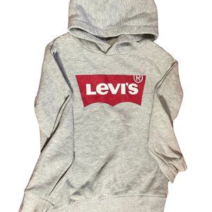 👣 5/$25 *Host Pick* Grey/Red Pullover Hoodie w/ Brand Logo